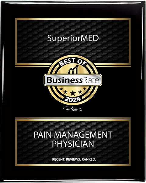 Chronic Pain Peoria IL Best Of Pain Management Physician Award